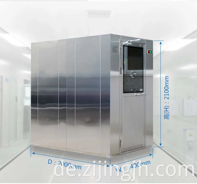 Hohe Standard -ISO -Qualitätssicherungssystem Luft -Duschraum für Reinraum mit neuestem Design